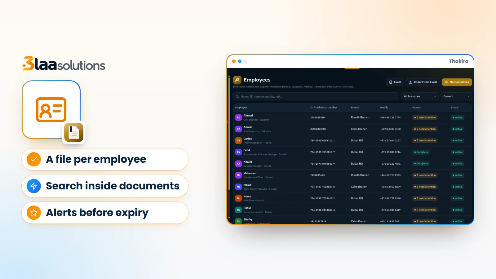 Digital Employee Files: A Complete File for Every Employee and Alerts Before Documents Expire
